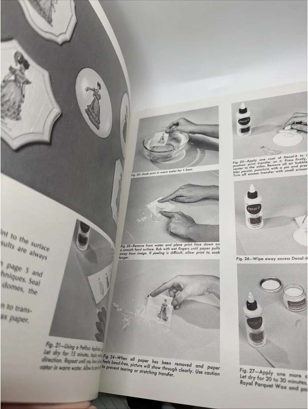 Vintage 1973 Creations On Castings Of Plaster Or Polyester Craft Book
